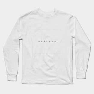 Nier Automata - Menu UI Long Sleeve T-Shirt